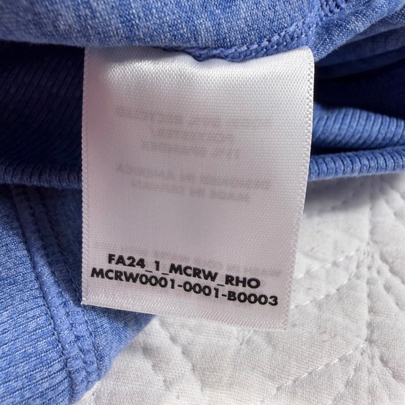 NWT RHOBACK Mens 3XL Blue Heathered Crewneck Long Sleeve Sweatshirt Performance - Picture 8 of 14